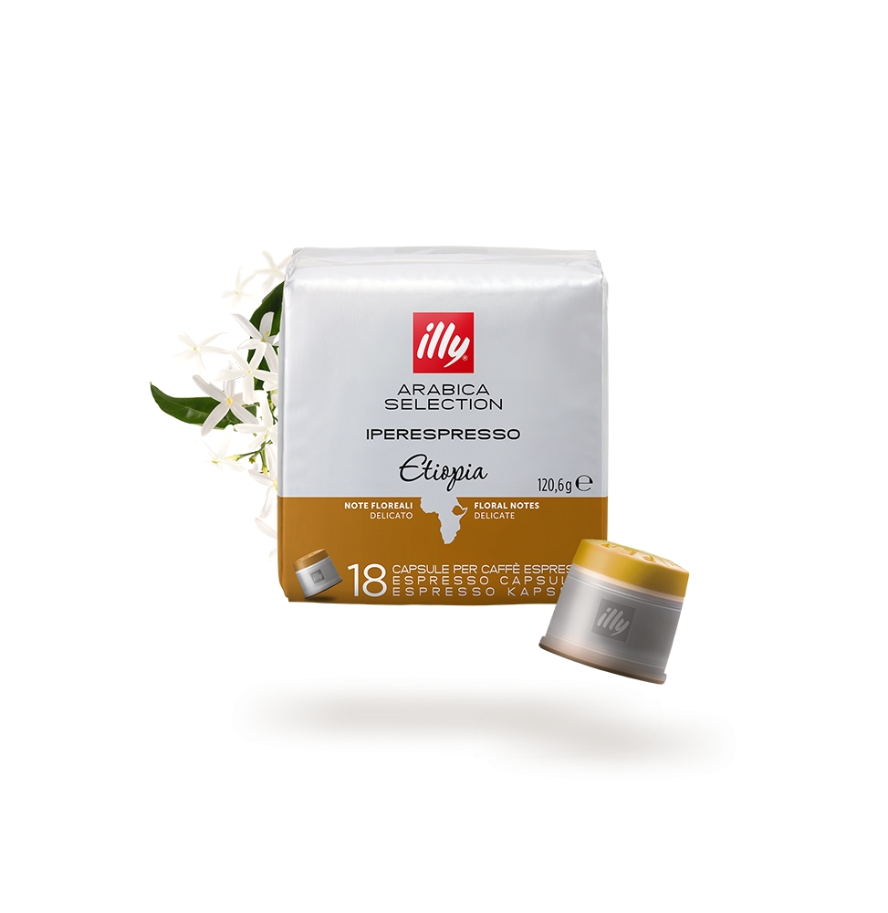 Illy Capsule Caffè Iperespresso Arabica Etiopia Confezione 18pz