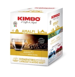 Kimbo Miscela Amalfi 100% Arabica 50 Capsule Compat. A Modo Mio