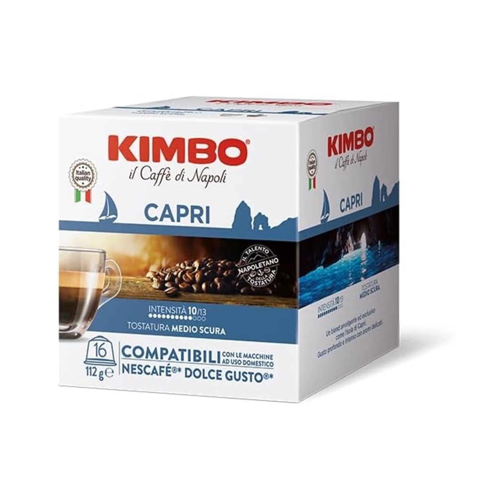 Kimbo Capsule Compatibili Dolce Gusto Capri 16 Pz