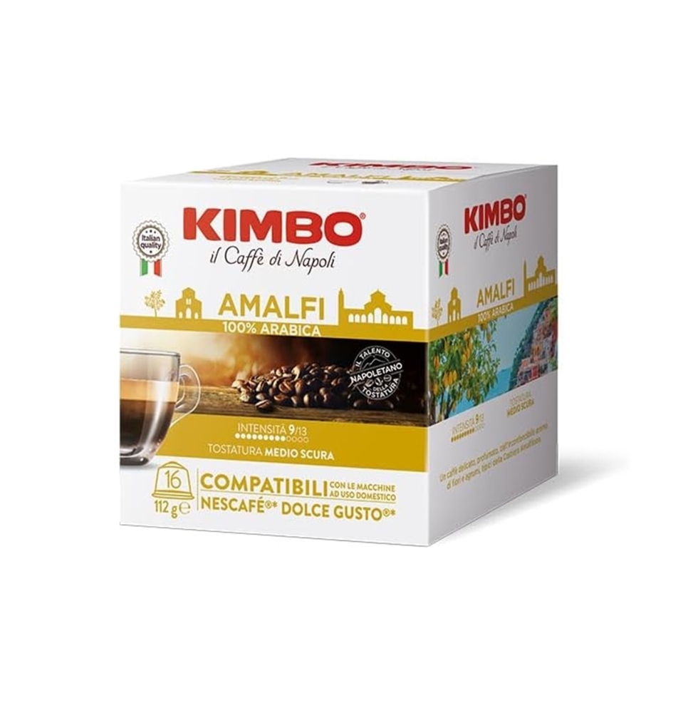 Kimbo Capsule Compatibili Dolce Gusto Amalfi 16 Pz