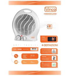 Vinco Termoventilatore COD.70304 MOD FH04