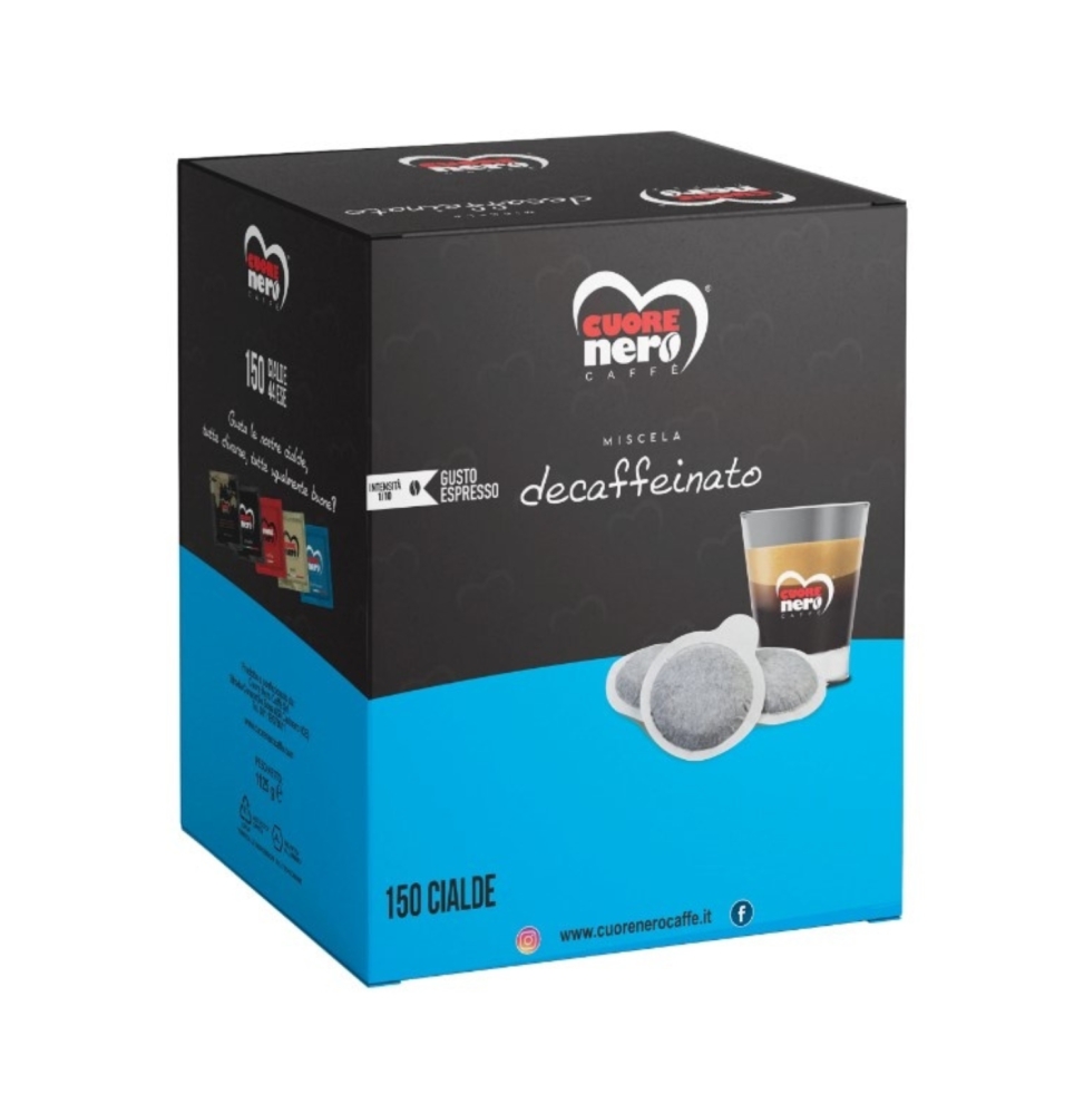 Cuore Nero Miscela Decaffeinato 150 Cialde