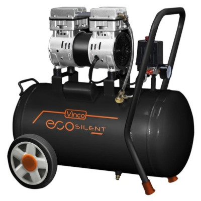 VINCO COMPRESSORE ARIA OIL FREE SILENZIATO 50LT 1HP VINCO