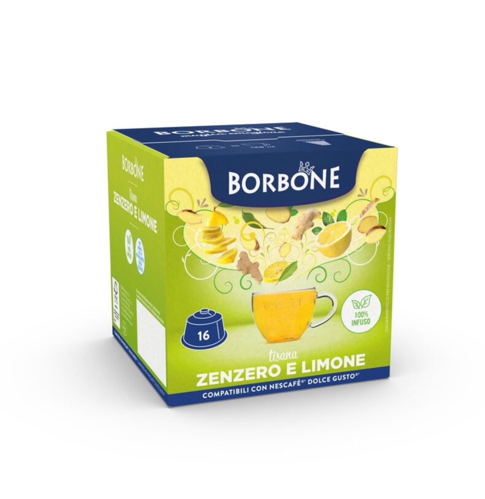 Borbone Capsule Comp.dolce Zenzero E Limone 16pz