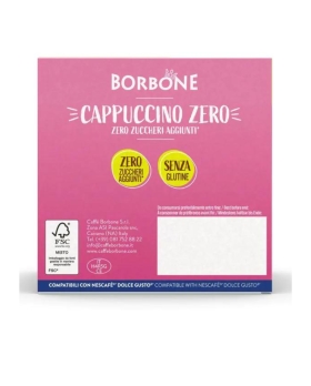 Borbone Conf. da 16pz Capsule Comp. Dolce Gusto Cappuccino Zero