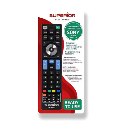 SUPERIOR TELECOMANDO UNIVERSALE SONY FUNZIONI SMART TV SH