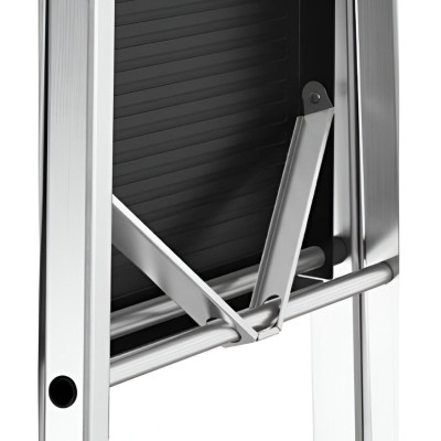 DRABINA PRO ALUMINIOWA Z PÓLKA 6 STOPNI 150 KG