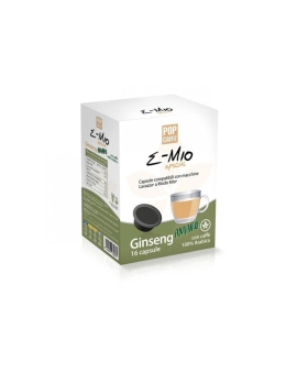 Pop Caffè Capsule Comp. A Modo Mio E-mio Ginseng Amaro 16pz