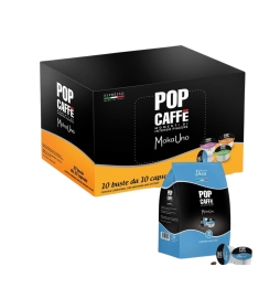 Pop Caffè Capsule Comp. Uno System Mokauno Miscela Deca 100pz