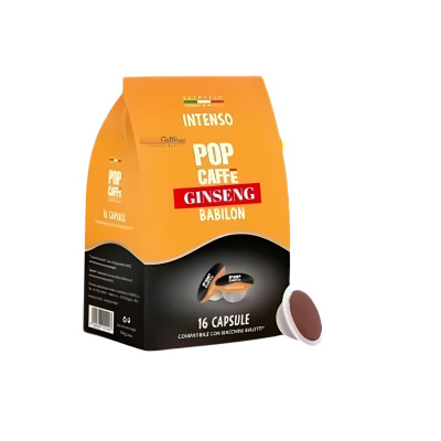 Pop Caffè BABILON GINSENG AMARO 96 capsule compatibili Bialetti