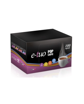 Pop Caffè E-tuo Deciso Capsule Comp. Lui E Fiorfiore 100pz