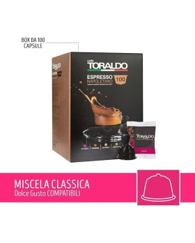 Toraldo Caffè Miscela Classica 100 Capsule Dolce Gusto