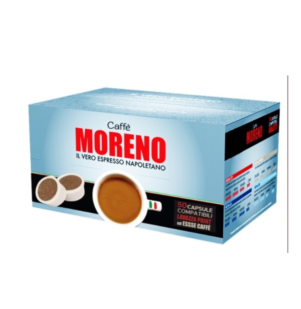 Moreno Caffè Capsule Comp. Lavazza Point Miscela Espresso Bar 50pz