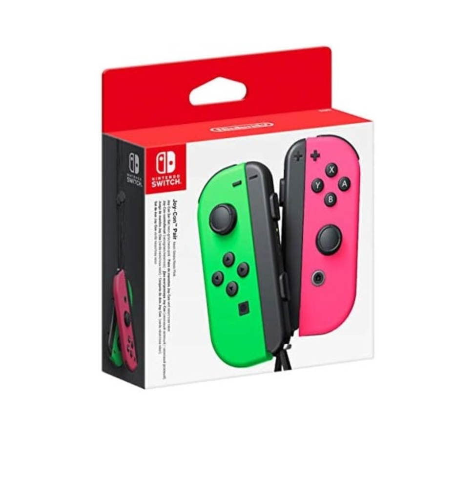 Switch Joy-con Coppia Controller VERDE NEON / ROSA NEON