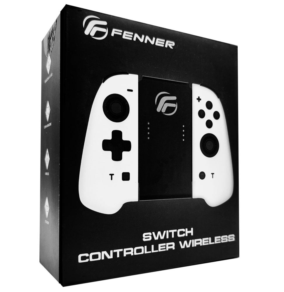 Switch Fenner Tech Controller Joycon Wireless WHITE