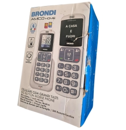 Brondi Amico Home Gsm Con Tasti Grandi Dual Sim Volume Alto Bianco/grigio