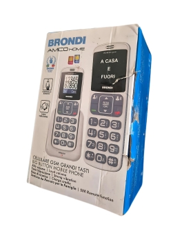 Brondi Amico Home Gsm Con Tasti Grandi Dual Sim Volume Alto Bianco/grigio