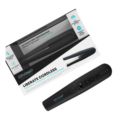 REVAMP Progloss PiastraPortatile Senza Filo per Capelli