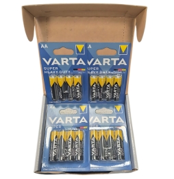 96 batterie varta super heavy duty  48 stilo aa + 48 ministilo aaa