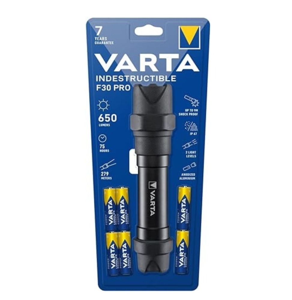 Varta Indestructible f30 pro torcia