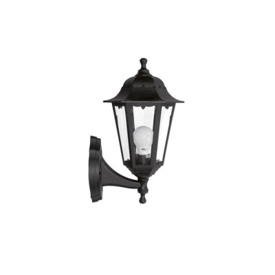 Lanterna polipropilene E27 100W nero mirella