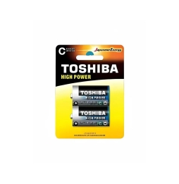 (1 Confezione) Toshiba Batterie 2pz Mezzatorcia Lr14gcp Bp-2 C A