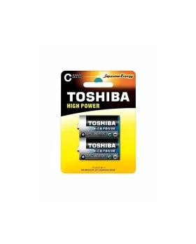 (1 Confezione) Toshiba Batterie 2pz Mezzatorcia Lr14gcp Bp-2 C A