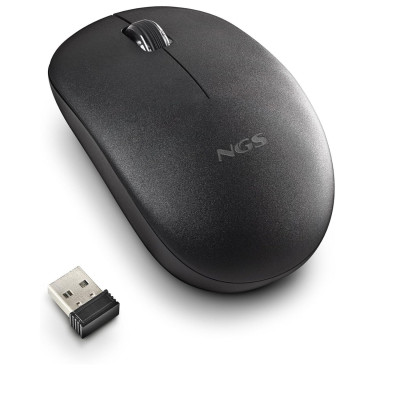 NGS MOUSE WIRELESS FOG PRO 1000DPI 2TASTI BLACK
