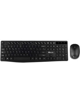 Ngs Kit Tastiera + Mouse Wireless Allure Nera