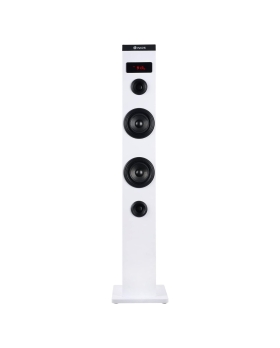 Ngs Speaker A Torre Skycharm Bluetooth Usb Radiofm Aux 50w Bian