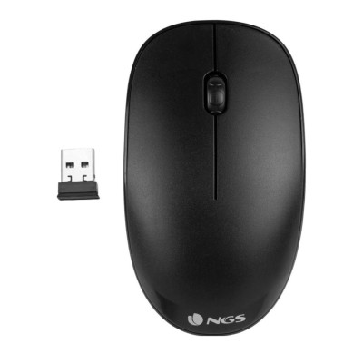 NGS MOUSE WIRELESS FOG 1000DPI 2TASTI NERO