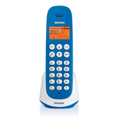 TELEFONO CORDLESS BRONDI ADARA AZZURRO/BIANCO