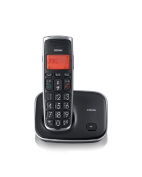 Brondi Bravo Gold 2 Telefono Cordless Nero