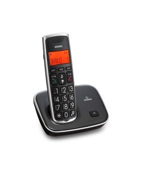 Brondi Bravo Gold 2 Telefono Cordless Nero