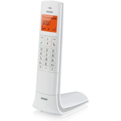 TELEFONO CORDLESS BRONDI LEMURE BIANCO