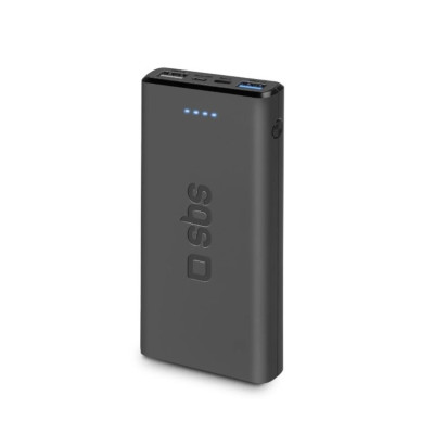 SBS Power bank 10.000 mAh extra slim con porta USB 2.1A