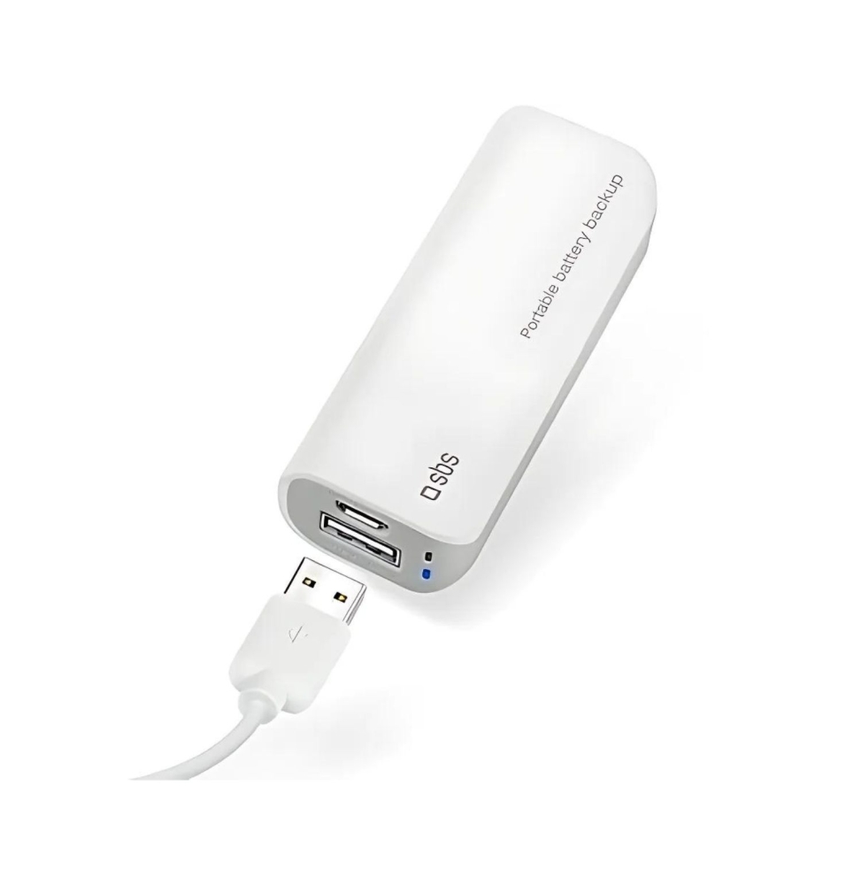 Sbs Power Bank Portatile 2200ma Type 01936 White