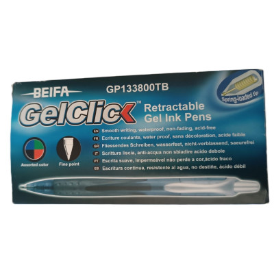 BEIFA PENNA GELCLICK RETRACTABLE conf 12 pz