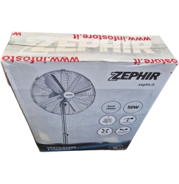 Zephir Ventilatore A Piantana Cromato 40cm Pf40cr