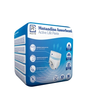 Rmove Mutandine Assorbenti Activelife Adulto Tg. M 1cnf/10pz