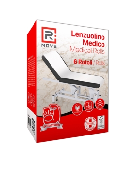 Rmove 1conf. Da 6pz 60cmx50metri Rmove Lenzuolino Medico 2 Veli