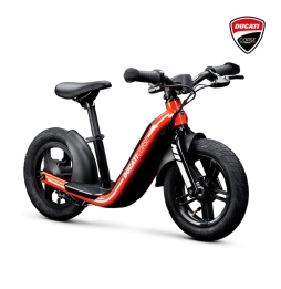 E-Moto Ducati - Ebike Per Bambini/Kids Motore 150W Ruote 16" X 2.4 16 Km/H 3 Velocita' Selezionabili (8-12-16Km/H)