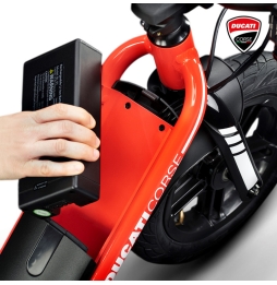 E-Moto Ducati - Ebike Per Bambini/Kids Motore 150W Ruote 16" X 2.4 16 Km/H 3 Velocita' Selezionabili (8-12-16Km/H)