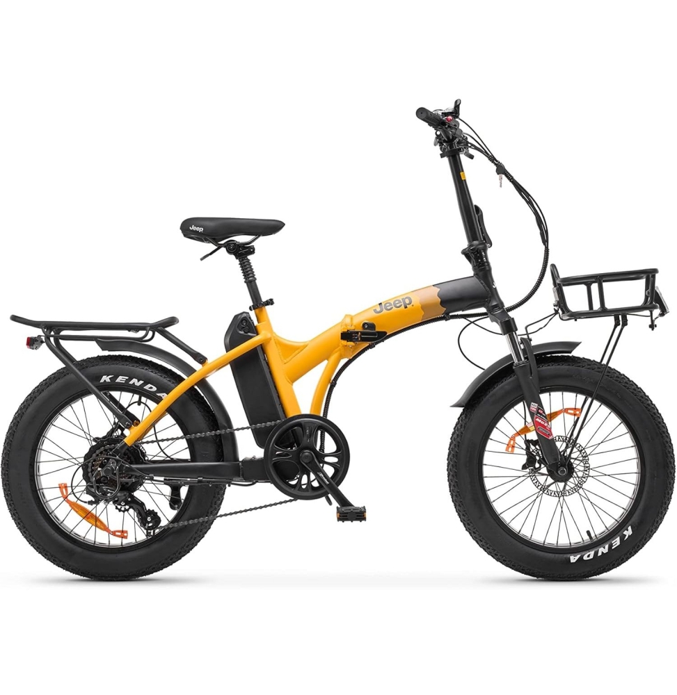 Jeep Sonoran E-bike Off Road, Foldable, Motore 250W, Freno Idraulico, Batteria 614W, Fino a 90km, Rack Anteriore e Posteriore,