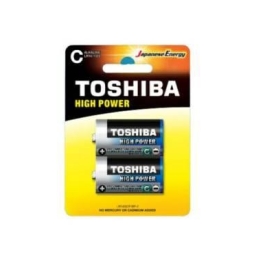 (1 CONFEZIONE) TOSHIBA BATTERIE 2PZ MEZZATORCIA LR14GCP BP-2 C A