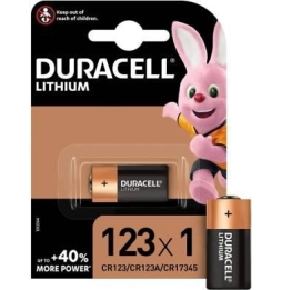 (1 CONFEZIONE) DURACELLSPEC. BATTERIE 1PZ DL123 CR123/CR123A/CR