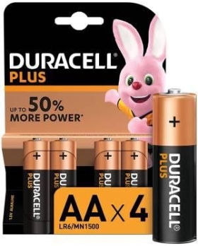 (1 CONFEZIONE) DURACELLPLUS BATTERIE 4PZ STILO LR6 MN1500 AA