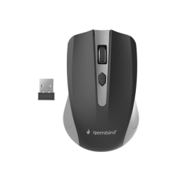 Techmade Gembird Mouse Senza Fili Space Grey Black