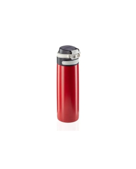 Borraccia Flip Acciaio Rossa 600ML