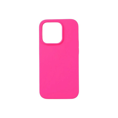 Cover in silicone per iphone 16 pro max fucsia